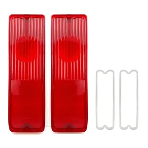 Pair Tail Light Lamp Lenses with Gaskets For 1969-1972 Blazer Base U/K Truck